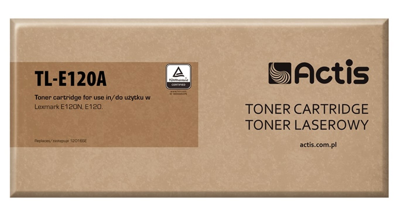 Actis Toner TL-E120A (zamiennik Lexmark 12016SE; Standard; 2000 stron; czarny)