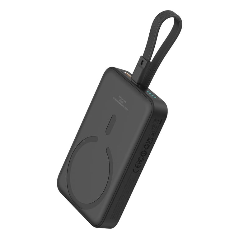 фото Зовнішній акумулятор (павербанк) Baseus Magnetic Mini Wireless iP Edition 10000mAh 20W Black (P10022109113-00)