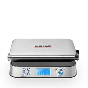 Gastroback Advanced Control 2 Waffle Maker, 1600 W, Black, Silver