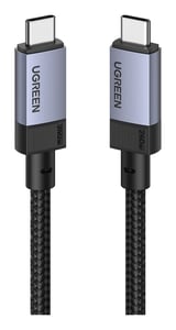 Ugreen 65175 USB4 Gen 3x2 Cable, 1 m, USB-C, 40 Gbit/s, 240 W, Black