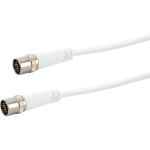 Schwaiger KDSK50042 kabel koncentryczny 5 m F Biały