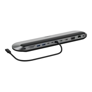 Belkin INC014BTSGY Wired USB 3.2 Gen 2 (3.1 Gen 2) Type-C Docking Station, Black, Gray