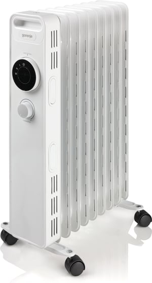 Gorenje OR2000M grzejnik Wewnętrzna Biały 2000 W Podgrzewacz elektryczny pomieszczeń na olej