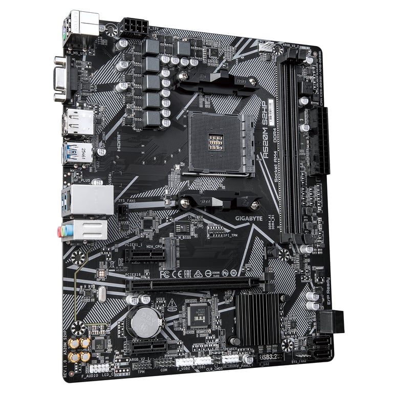 фото Материнская плата Gigabyte A520M S2HP 2