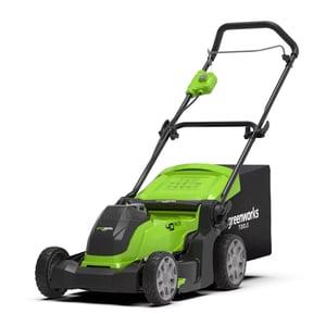 Greenworks G40LM41 Kosiarka do trawnika typu push Bateria Czarny, Zielony