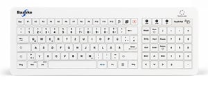 Baaske Medical GL01 klawiatura Medyczna USB + RF Wireless + Bluetooth QWERTZ Niemiecki Biały