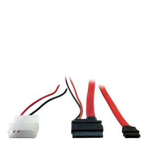 Inter-Tech 88885264 kabel SATA 0,3 m SATA 7-pin Czerwony