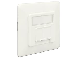 DeLOCK 86195 gniazdko elektryczne RJ-45 Biały