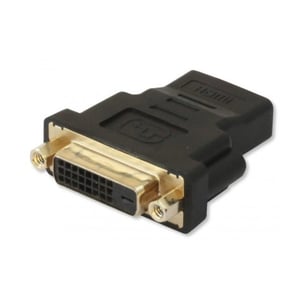 Techly IADAP-HDMI-644 Adapter für DVI-D-Kabel, schwarz