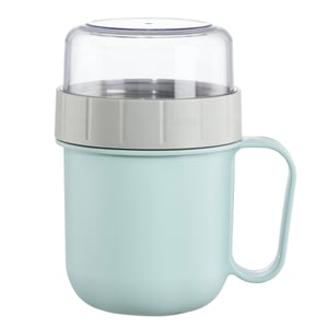 Hama 00181582 Food Container Lunch Box 0.7 L Acrylonitrile Butadiene Styrene Copolymer (ABS), Polypropylene (PP), Silicone Blue, Gray, Clear 1 pc.