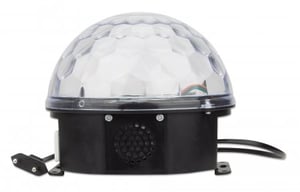 Manhattan 165235 Portable/Party Speaker Portable Mono Speaker Black, Transparent 3 W
