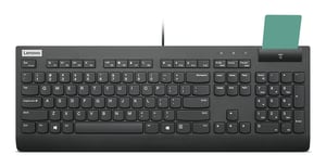 Lenovo Smartcard Wired Keyboard II Home/Office USB Keyboard US English Black