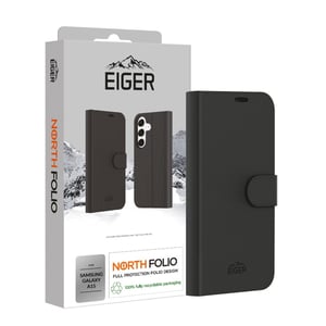 EIGER EGCA00572 pokrowiec na telefon komórkowy 16,5 cm (6.5") Folio Czarny