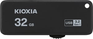 Kioxia TransMemory U365 pamięć USB 32 GB USB Typu-A 3.2 Gen 1 (3.1 Gen 1) Czarny