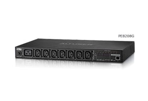 ATEN PE8208G-ATA-G rozdzielacz zasilania PDU 8 x gniazdo sieciowe 1U Czarny
