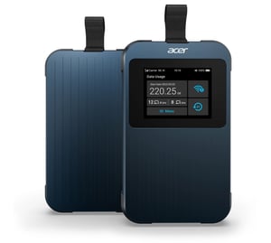 Acer Connect ENDURO M3 5G Mobile Wi-Fi, 1GB international data Mobile network modem/router
