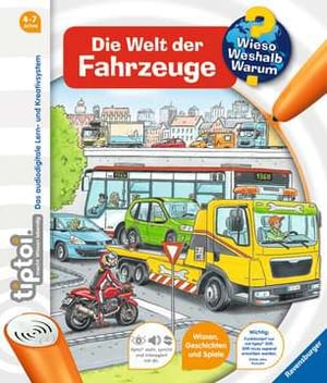 Ravensburger tiptoi Die Welt der Fahrzeuge 32912 Kolorowanka/album