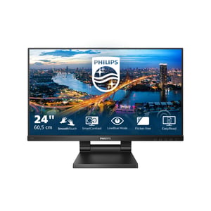 Philips 242B1TC/00 monitor komputerowy 60,5 cm (23.8") 1920 x 1080 px Full HD LED Ekran dotykowy Czarny