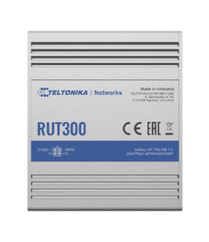 Teltonika RUT300 ruter Fast Ethernet Niebieski, Metaliczny