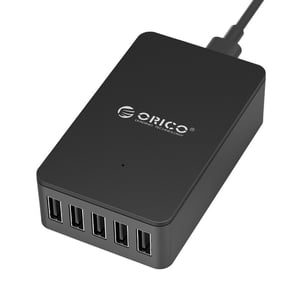 ORICO CSE-5U Tablet, Laptop, Smartfon Czarny Prąd przemienny Szybkie ładowanie Wewnętrzna