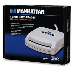 Manhattan 172844 czytnik do kart chipowych USB 1.1 Biały