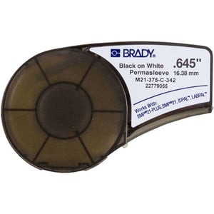 Brady M21-375-C-342 etykiet do nadruku Czarny