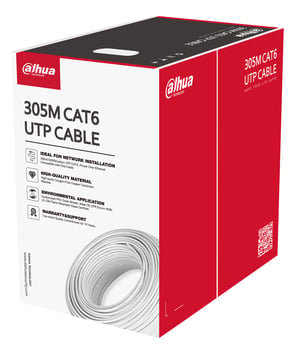 Dahua Technology PFM920I-6UN-C-V2 kabel sieciowy Biały 305 m Cat6 U/UTP (UTP)