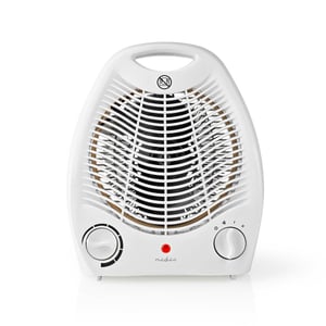 Nedis HTFA13CWT värmare, inomhus, vit, 2000 W, elektrisk fläktvärmare