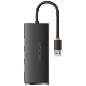 Baseus WKQX030001 USB 3.2 Gen 1 (3.1 Gen 1) Typ-A-Hubs und -Verteiler 5000 Mbit/s Schwarz