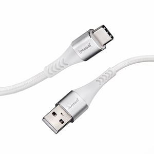 Intenso KABEL USB-A TILL USB-C 1,5 m/7901102 USB-kabel 1,5 m USB A till USB C Vit