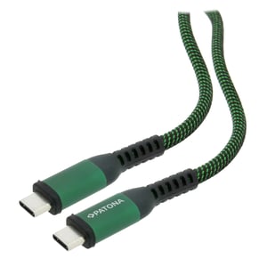 PATONA 1732 kabel USB USB 2.0 0,5 m USB C 0,48 Gbit/s 100 W Czarny, Zielony
