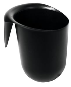Durable 1701707060 Round Black Trash Can