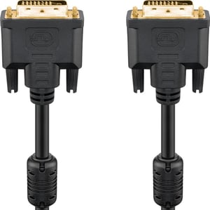 Goobay 93109 kabel DVI 10 m DVI-D Czarny