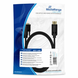 MediaRange MRCS131 adapter kablowy 2 m DisplayPort DVI-D Czarny