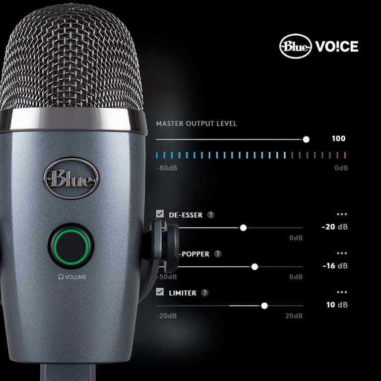 Blue Microphones Yeti Nano Czarny Mikrofon stołowy