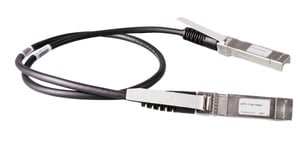 HPE Aruba Networking X240 10G SFP+ SFP+ 0.65m DAC Cable, InfiniBand / Fiber Optic Cable, 0.65 m, Black