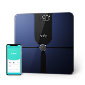 Eufy Smart Scale P1 Kwadrat Svart Elektronisk personvåg