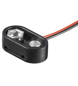 Goobay 11997 container and latch for 1 9V battery/rechargeable battery