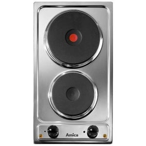 Amica PEA0420 Kochfeld Edelstahl 29 cm Versiegeltes Kochfeld 2 Kochzonen