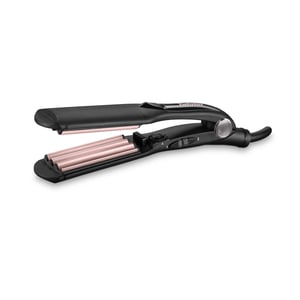 BaByliss The Crimper Texturier-Glätteisen Warm Schwarz, Rosa 1,8 m