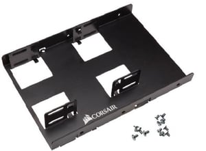 Corsair CSSD-BRKT2 panel drive bay 8,89 cm (3.5") Trägerplatte Schwarz