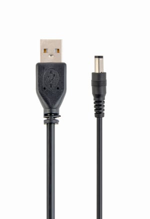 Gembird USB AM -> wtyk 3,5mm kabel zasilający, 1,8 m, kolor czarny