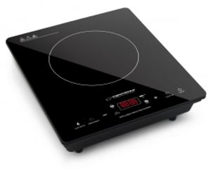 Esperanza EKH009 spishäll Svart bänkskiva 28 cm Induktionshäll med 1 kokzon