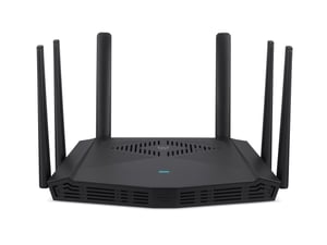 Acer Predator Connect W6x Wi-Fi 6 Gaming Router, Wireless, Gigabit Ethernet, Dual-Band (2.4 GHz/5 GHz)