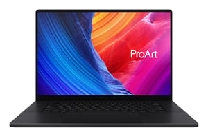 ASUS ProArt P16 H7606WW-SE009X Copilot+ PC AMD Ryzen AI 9 HX 370 Laptop 40,6 cm (16") Ekran dotykowy 4K Ultra HD 64 GB LPDDR5x-SDRAM 2 TB SSD NVIDIA GeForce RTX 5080 Wi-Fi 7 (802.11be) Windows 11 Pro Czarny