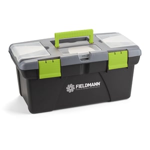 Fieldmann FDN 4118 pudełko na narzędzia Przybornik Plastik Czarny, Zielony, Szary, Przezroczysty