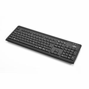 Fujitsu KB410 USB-QWERTY-Tastatur für den Bürogebrauch, schwarz