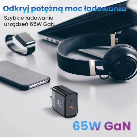 Extralink Smart Life 65W, USB-C + USB-A