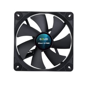 Gelid Solutions FN-PX14-16 kylsystem för datorer Datorchassi Fläkt 14 cm Svart 1 st.