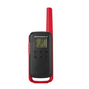 Motorola TALKABOUT T62 Funkgerät, 16 Kanäle, 12500 MHz, Schwarz, Rot